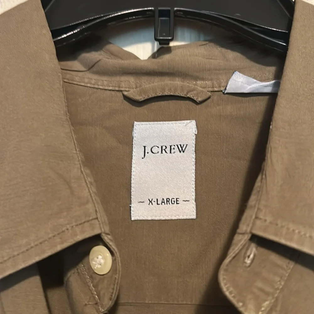 J. Crew Long Sleeve Button Down Shirt Size XL